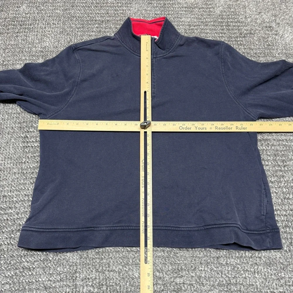 Tommy Hilfiger Golf Mens Quarter Zip Pullover Sweatshirt XL Navy‎ Blue